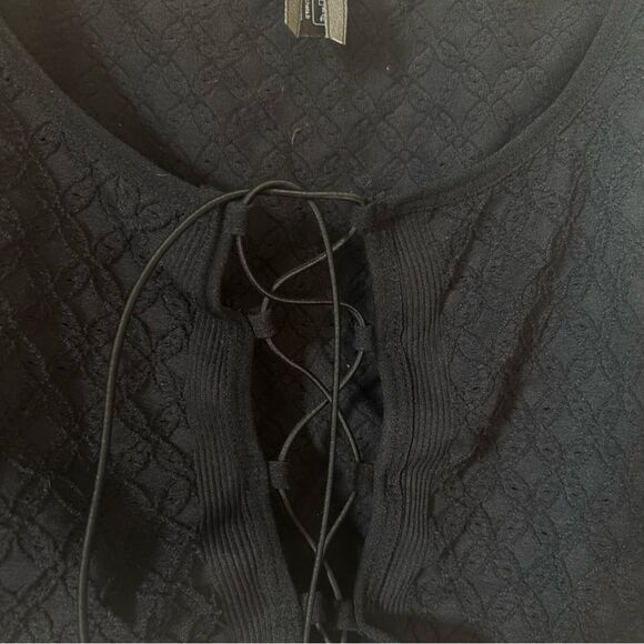By Anthropologie NWOT Lace-Up Corset Top - Picture 8 of 10